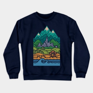 Small World Landscapes Crewneck Sweatshirt